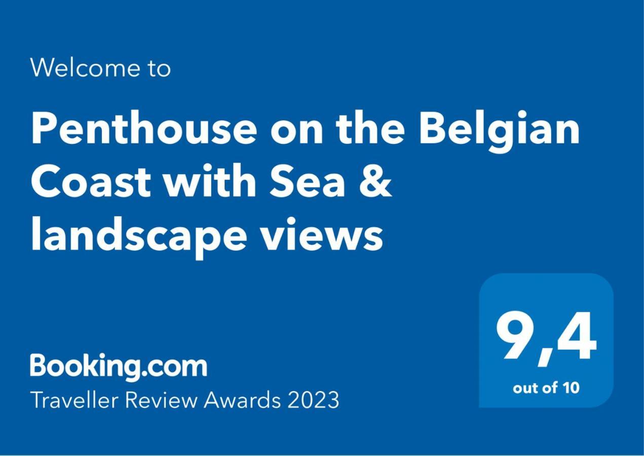 דירות וונדואן Penthouse On The Belgian Coast With Sea & Landscape Views מראה חיצוני תמונה